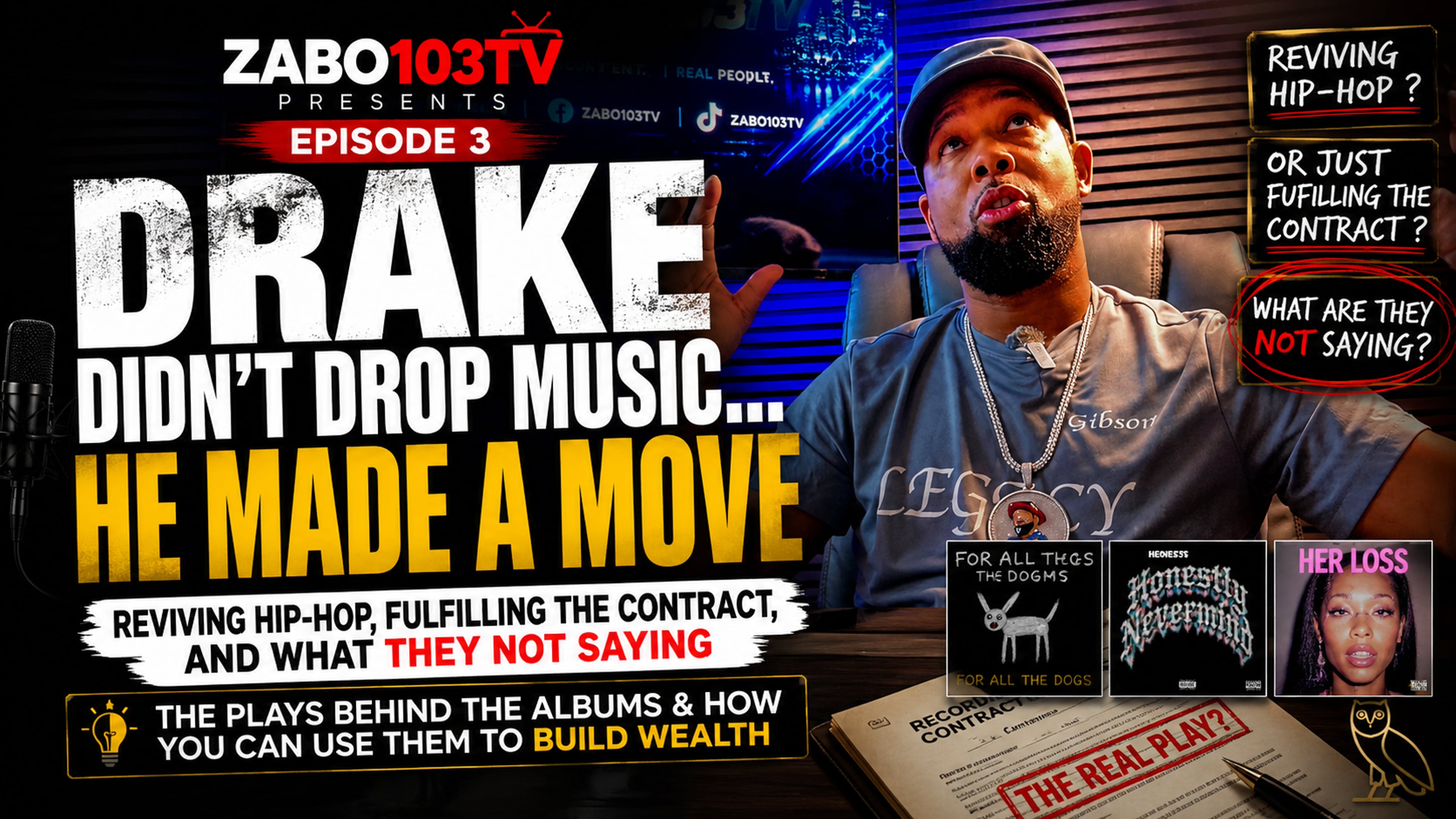 3. Drake Didn't Drop Music...He Made A Move