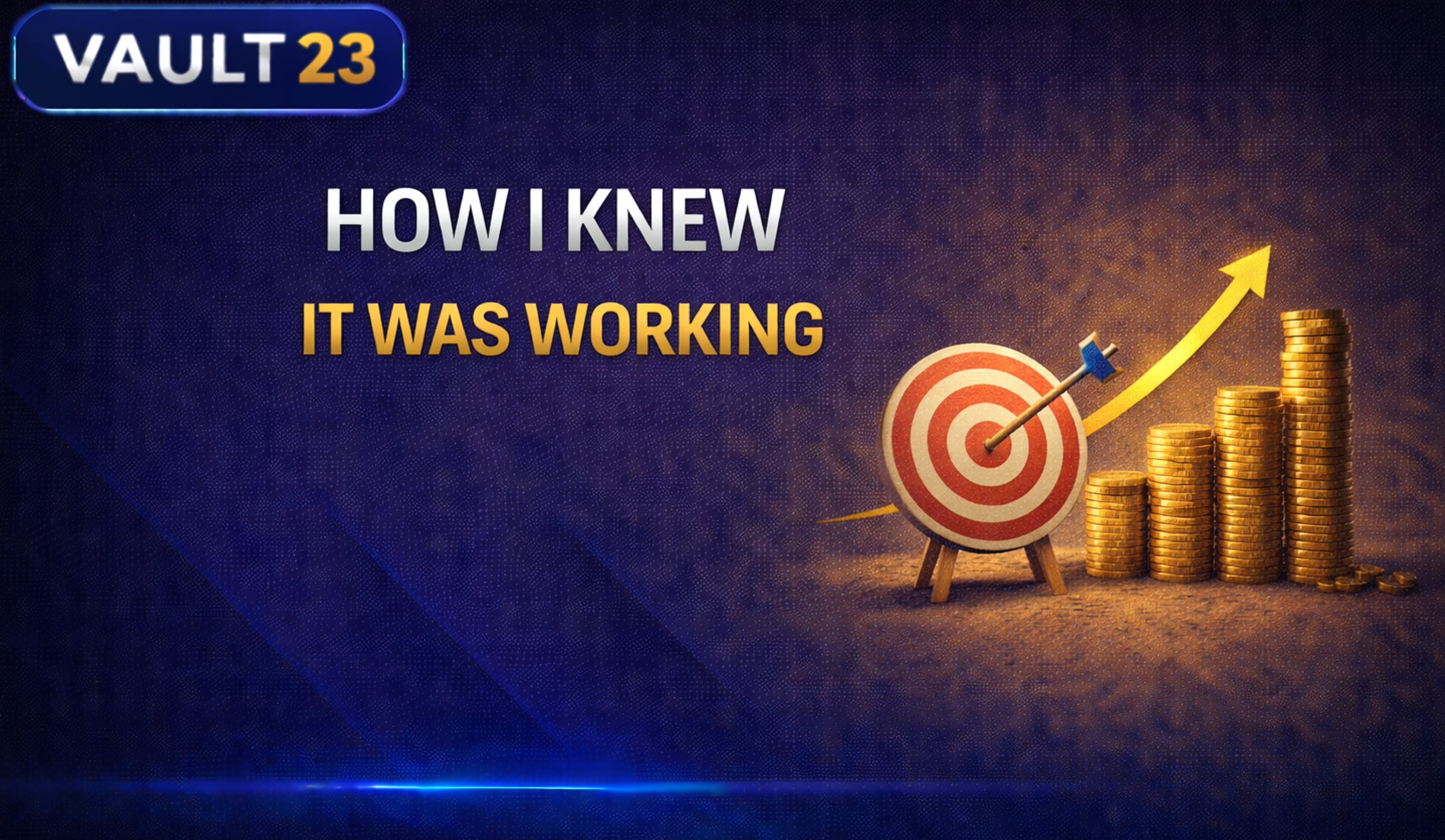 Vault 23: How I Knew It Was Working