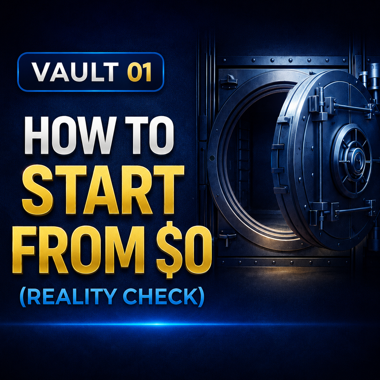 Vault 1: How To Start From $0 Reality Check