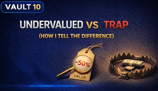 Vault 10: Undervalued vs Trap How I T...