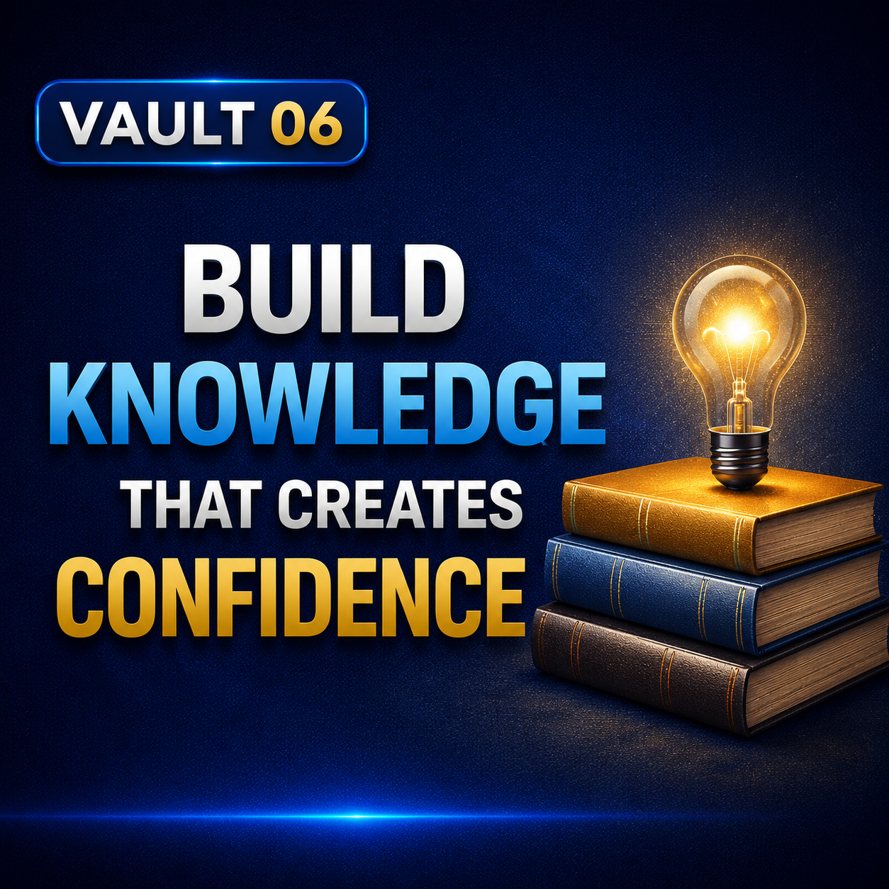 Vault 6: Build Knowledge That Creates Confidence
