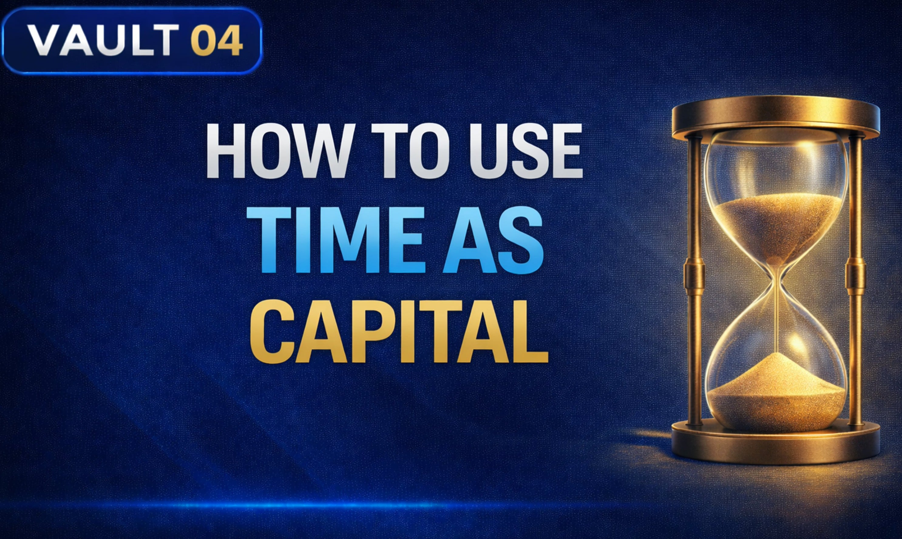 Vault 4: How To Use Your Time As Capital
