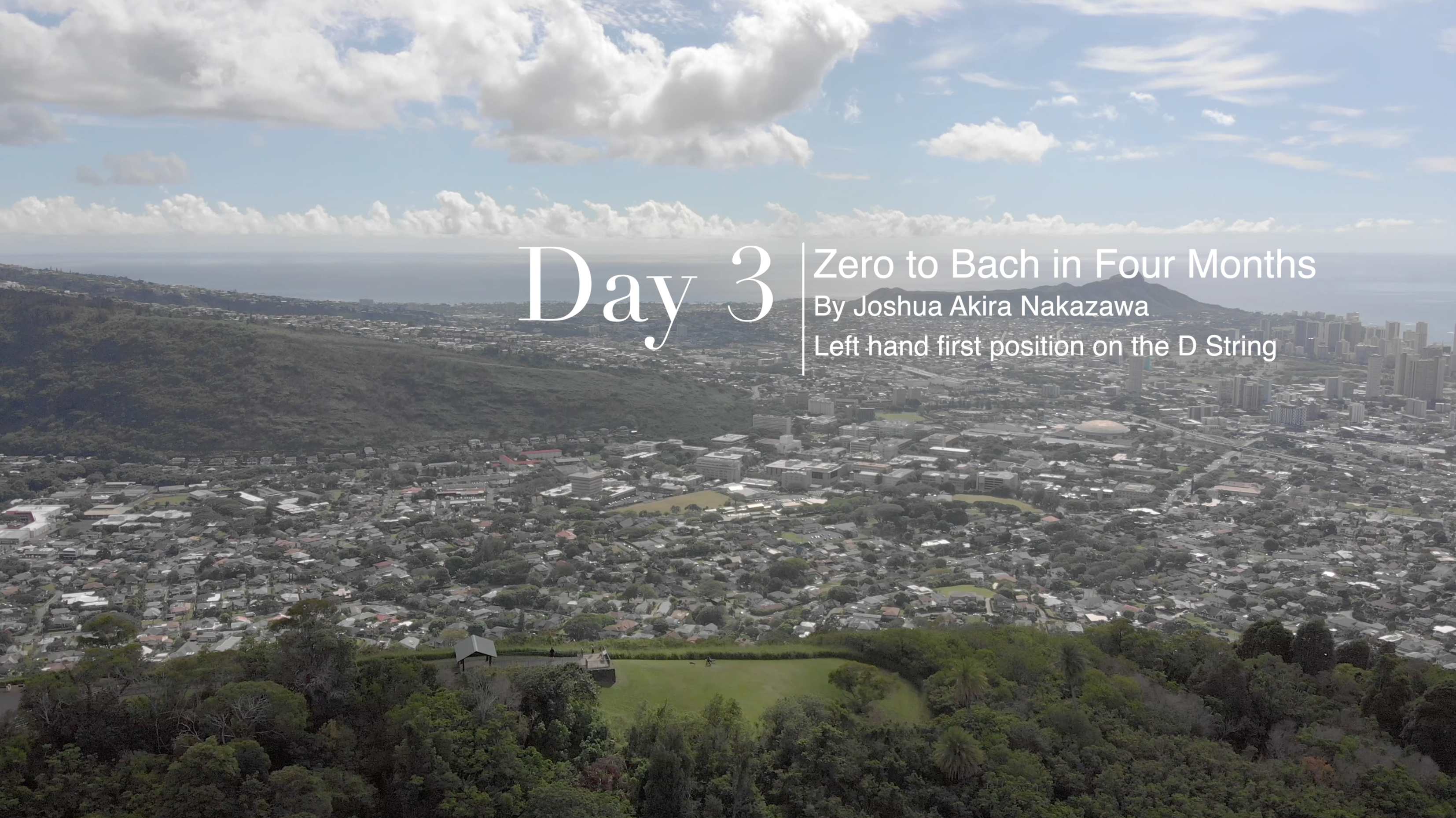 Day 3 Left Hand D String