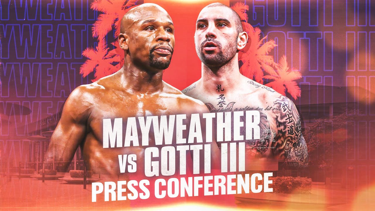 Mayweather vs. Gotti III Press Conference 1 Zeus