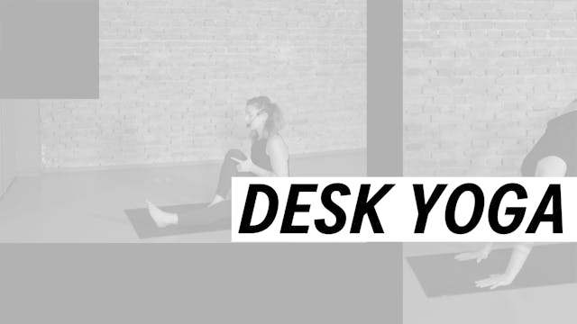 Nicola's 'Lower Body' Desk Yoga
