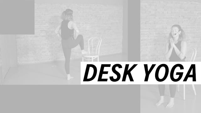Boosting Desk Yoga by Nicola