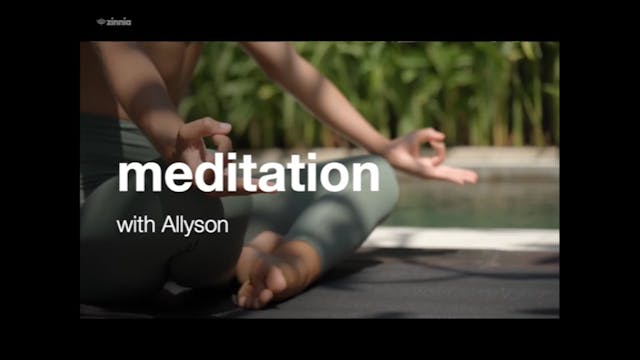 Meditation with Allyson