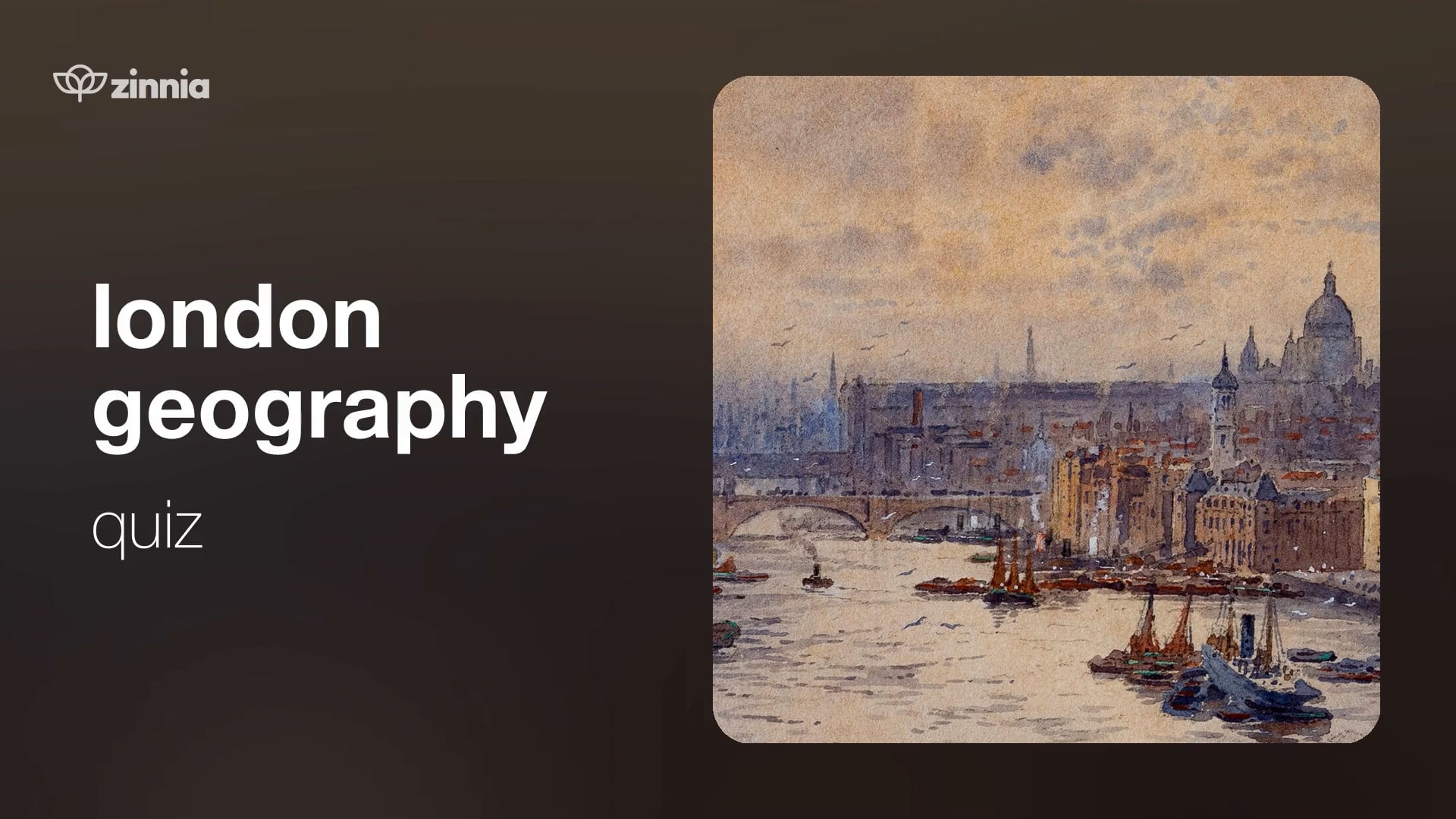 London Geography Quiz