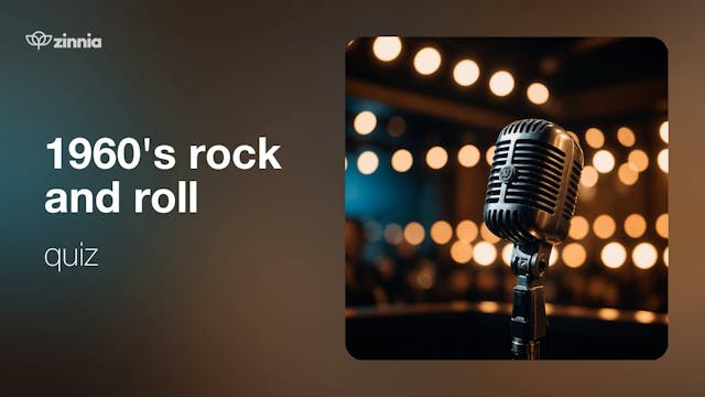 1960's Rock and Roll Quiz