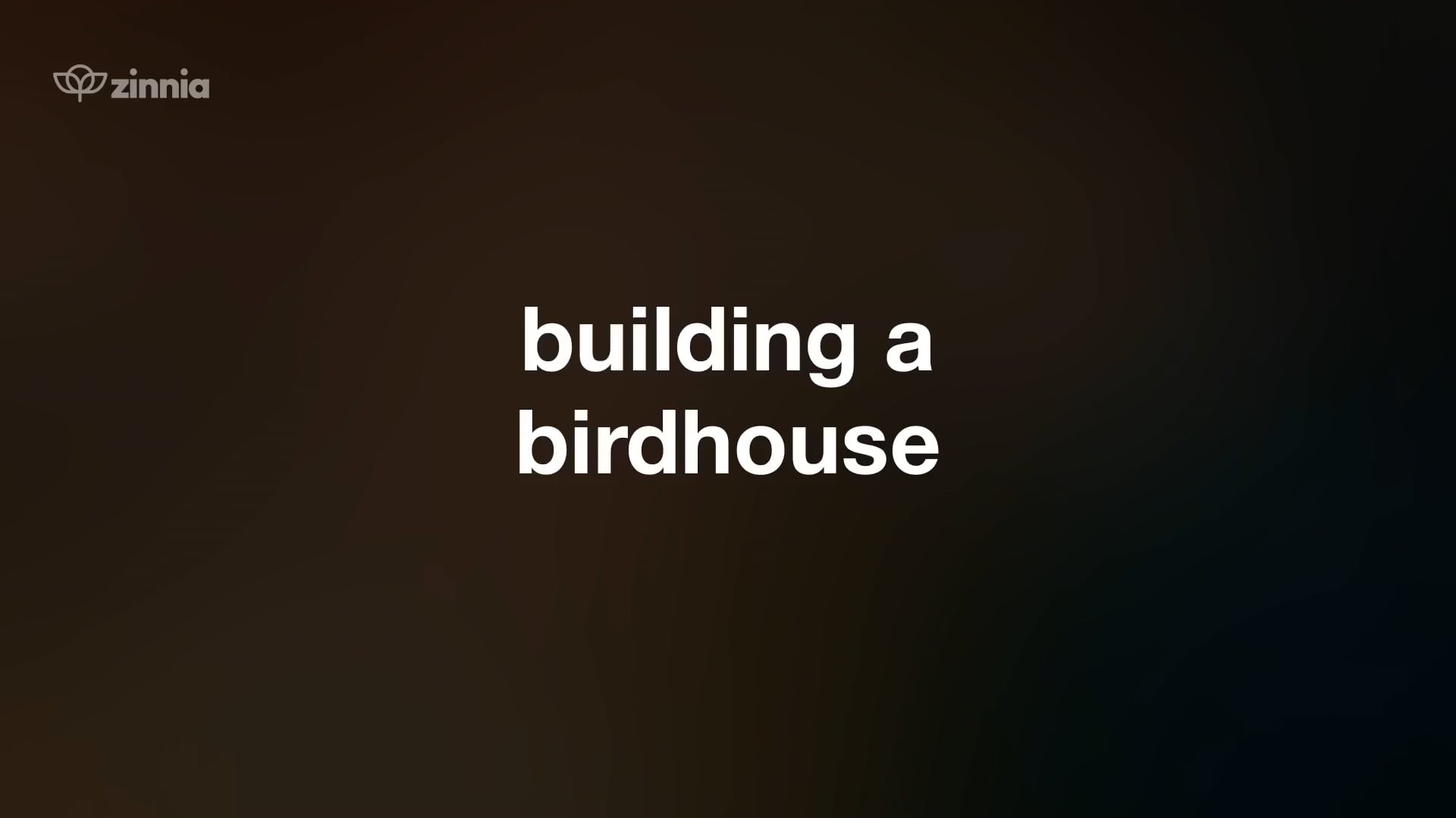 Building a Birdhouse