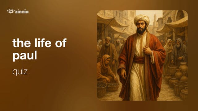 The Life of Paul Quiz