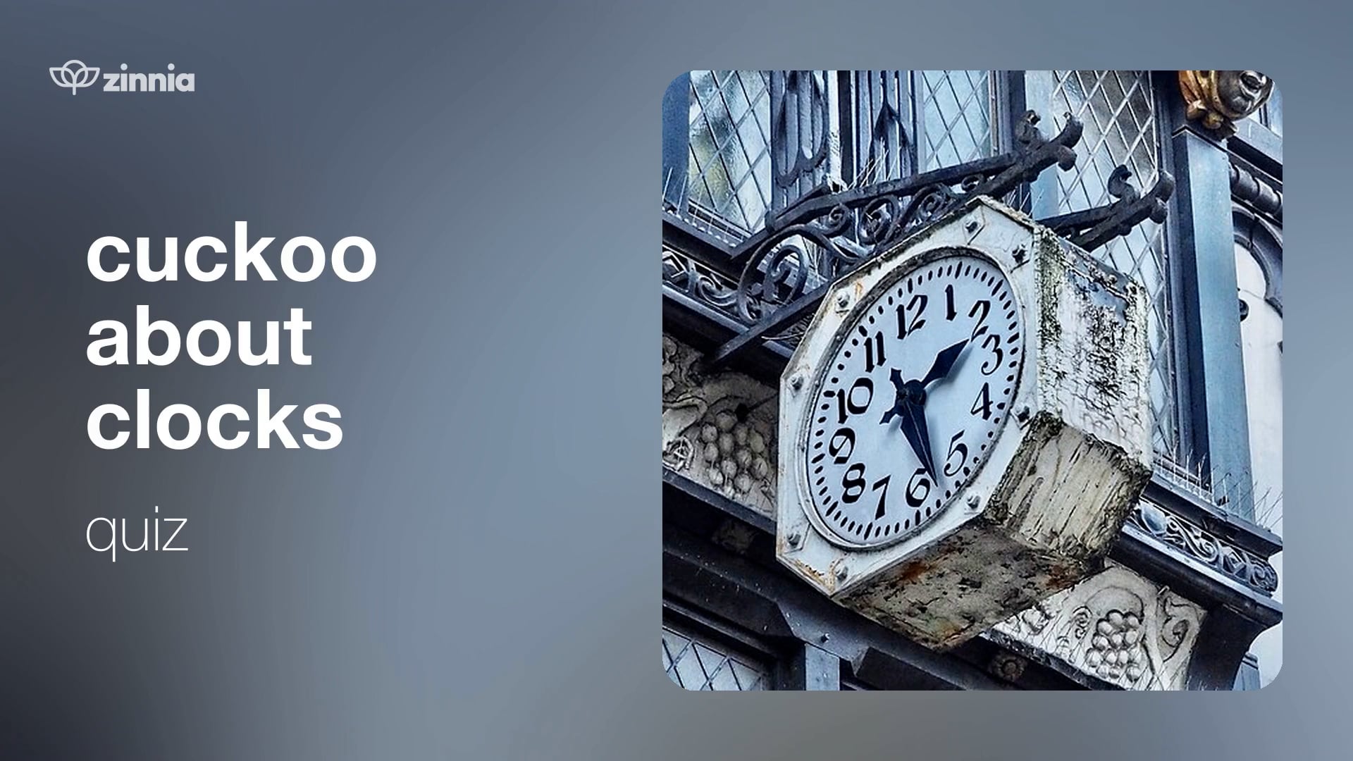 Cuckoo about Clocks Quiz