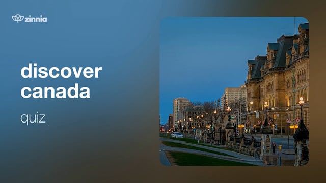 Discover Canada Quiz