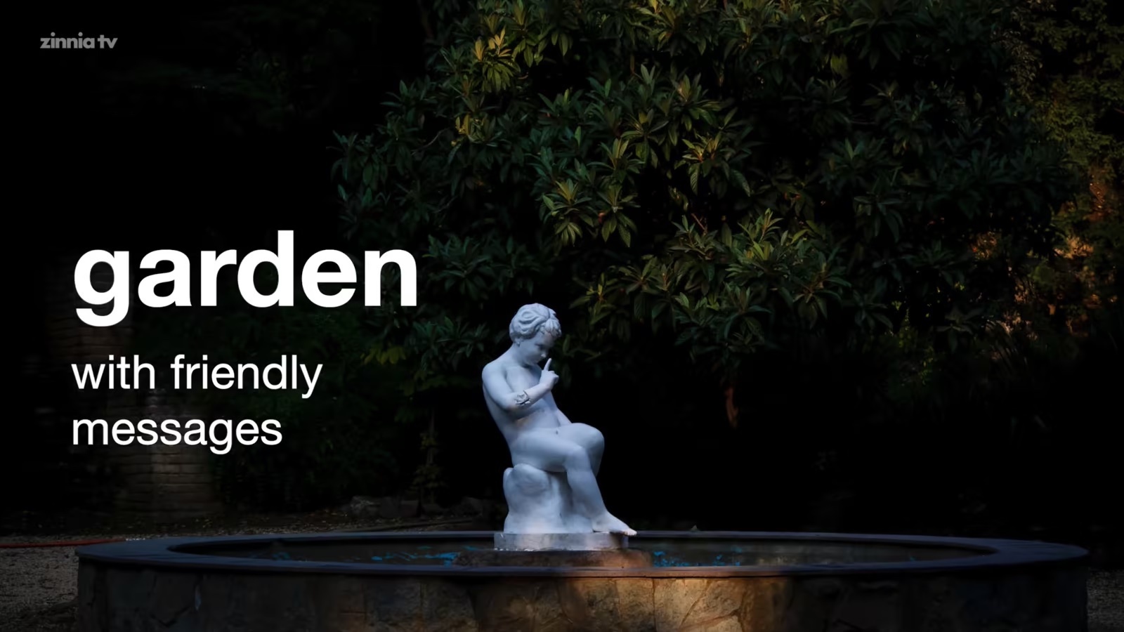 Garden (with Friendly Messages)