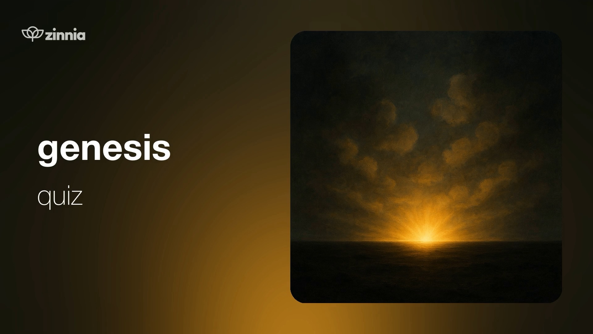 Genesis Quiz