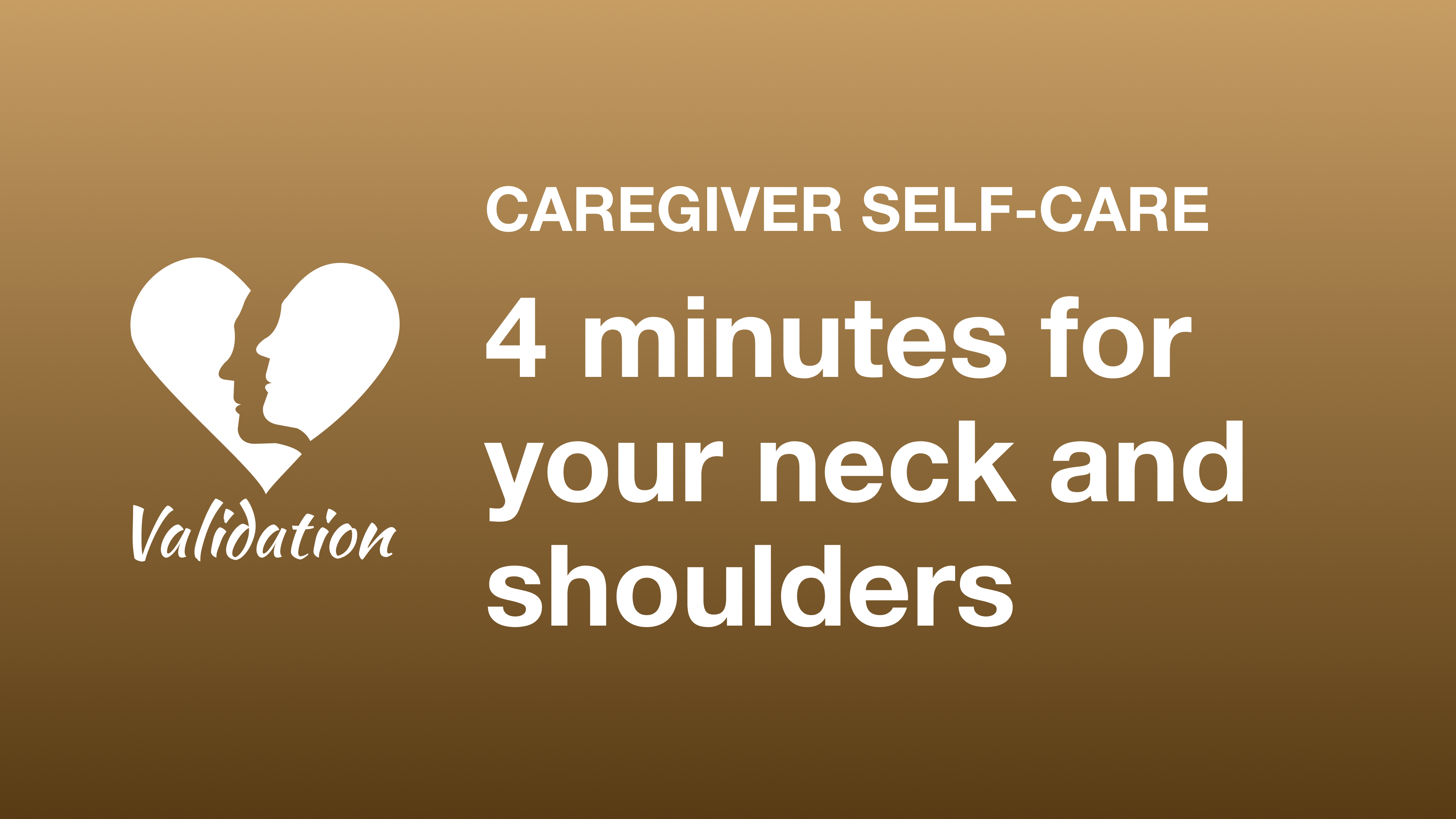 4 minutes for your neck and shoulders