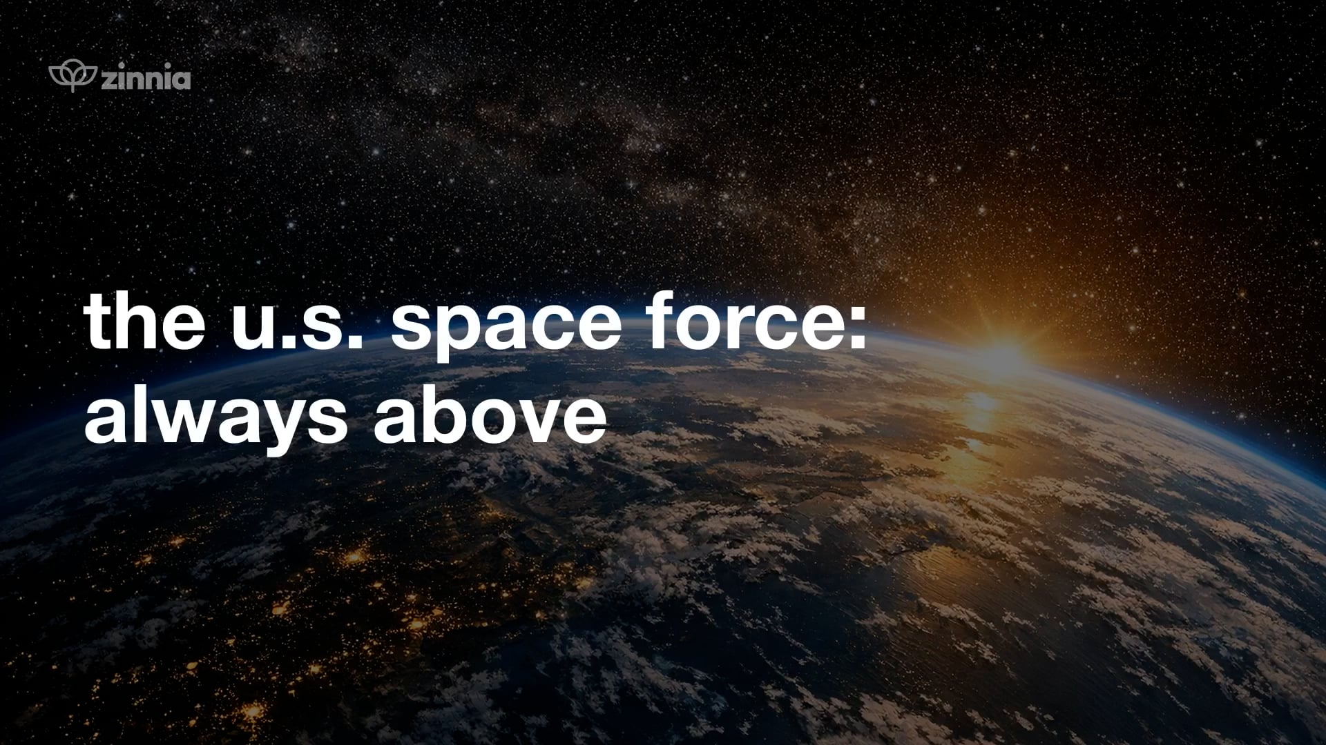 The U.S Space Force Always Above