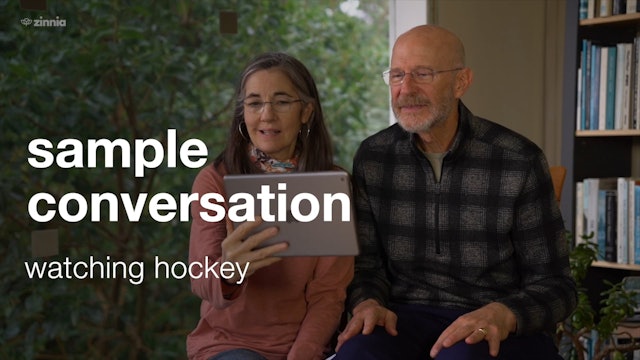 Sample Conversation - Watching Hockey