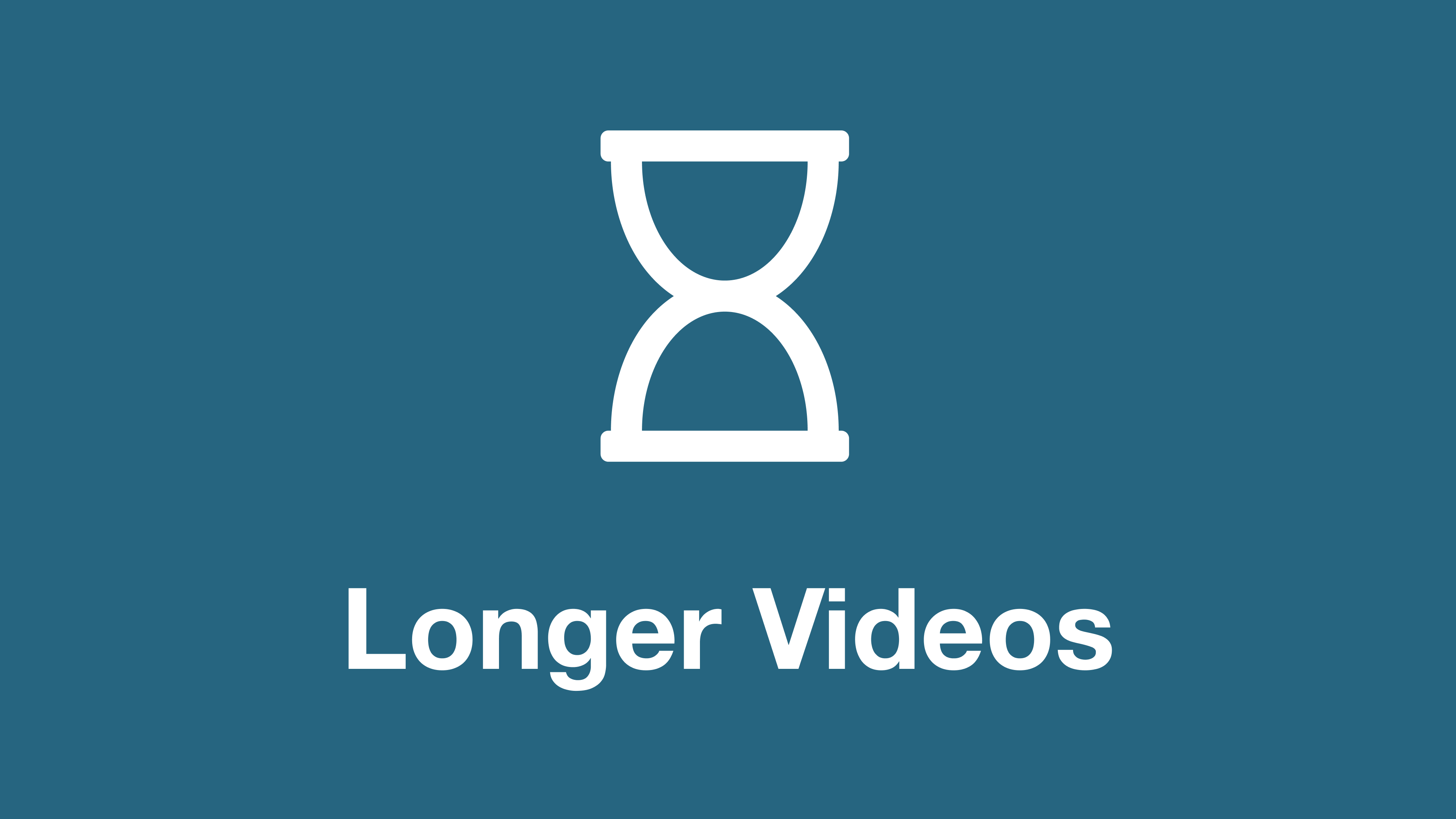 Longer Videos