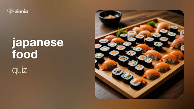 Japanese Food Quiz