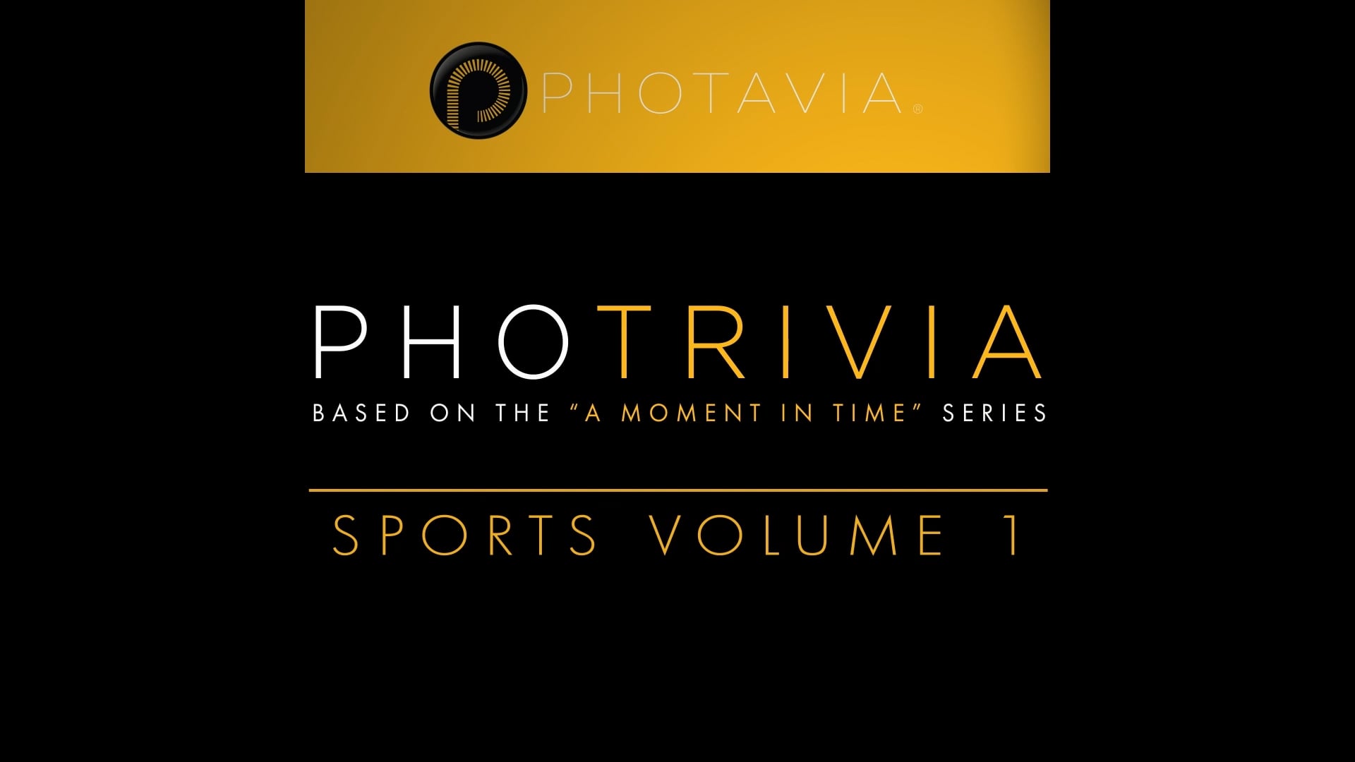 PhoTrivia Sports Volume 1