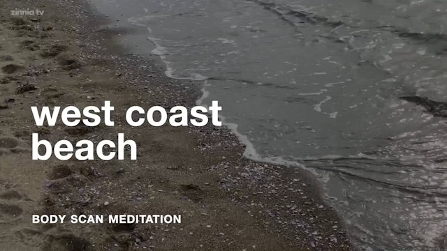 West Coast Beach - body scan meditation
