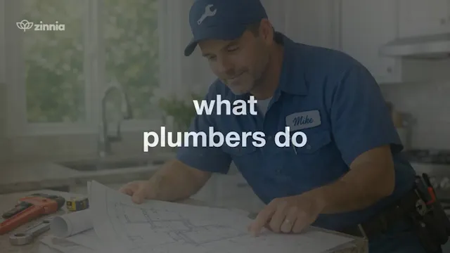 What Do Plumbers Do