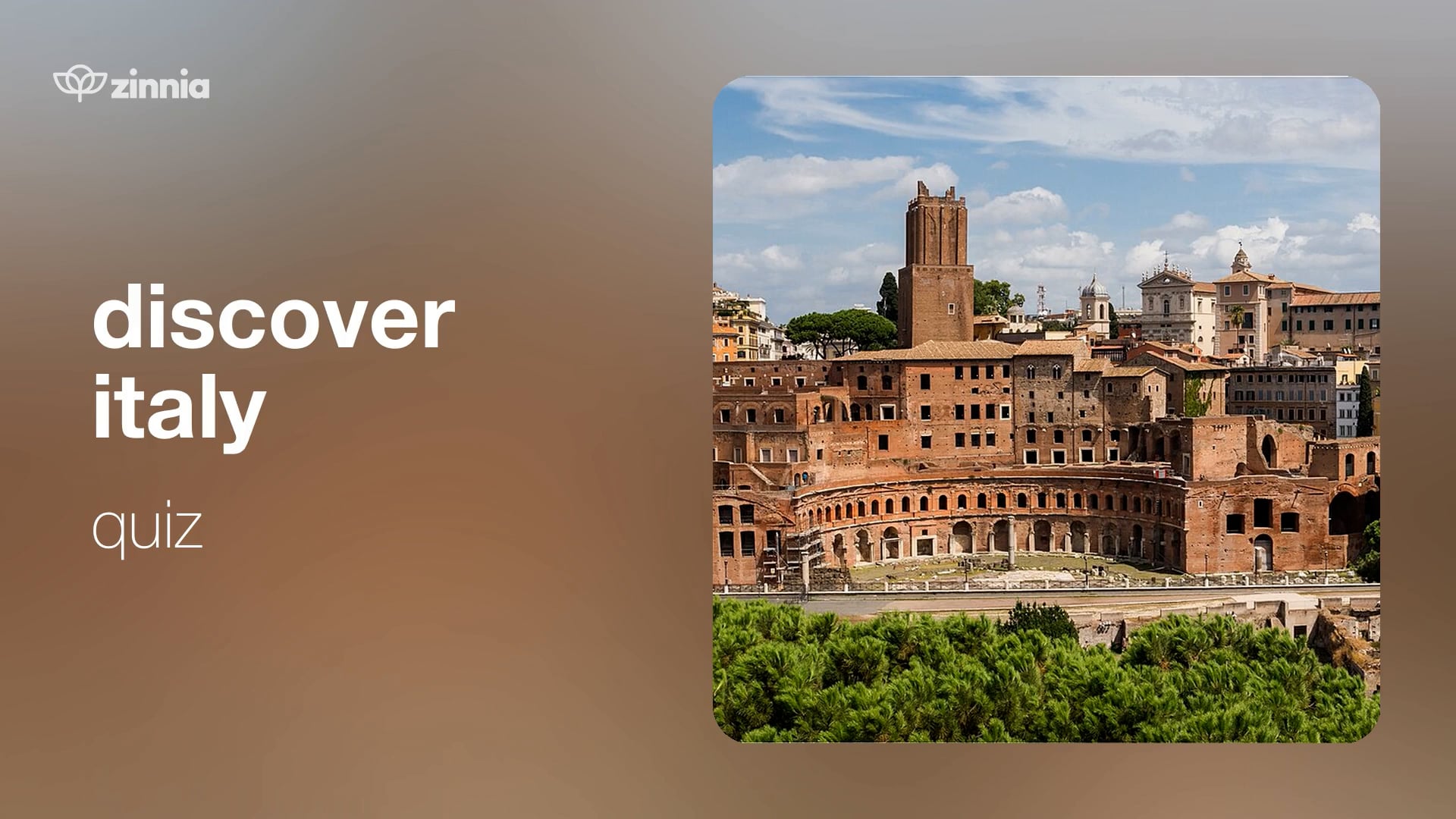 Discover Italy Quiz