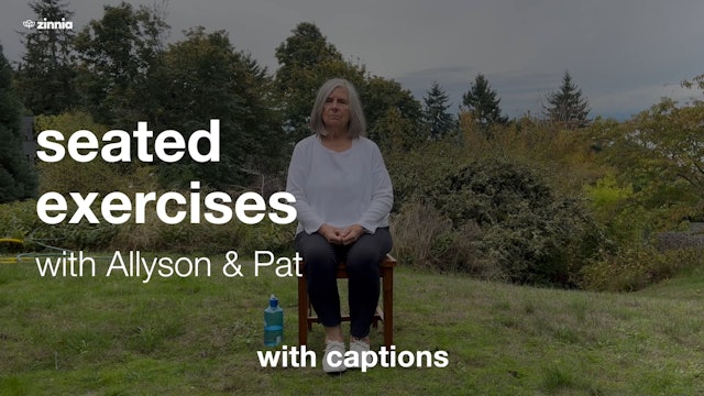 Seated Exercises with Allyson and Pat - with captions