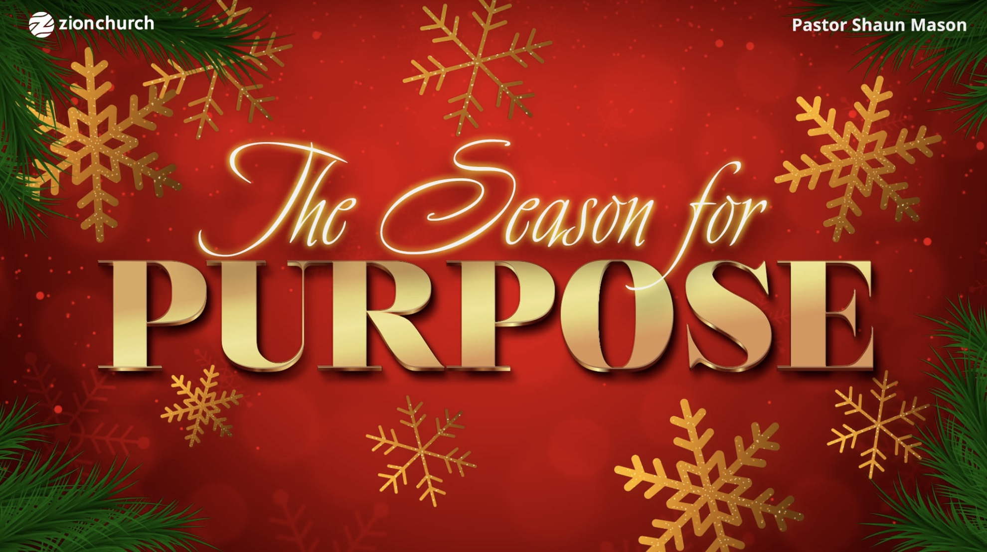 The Season for Purpose