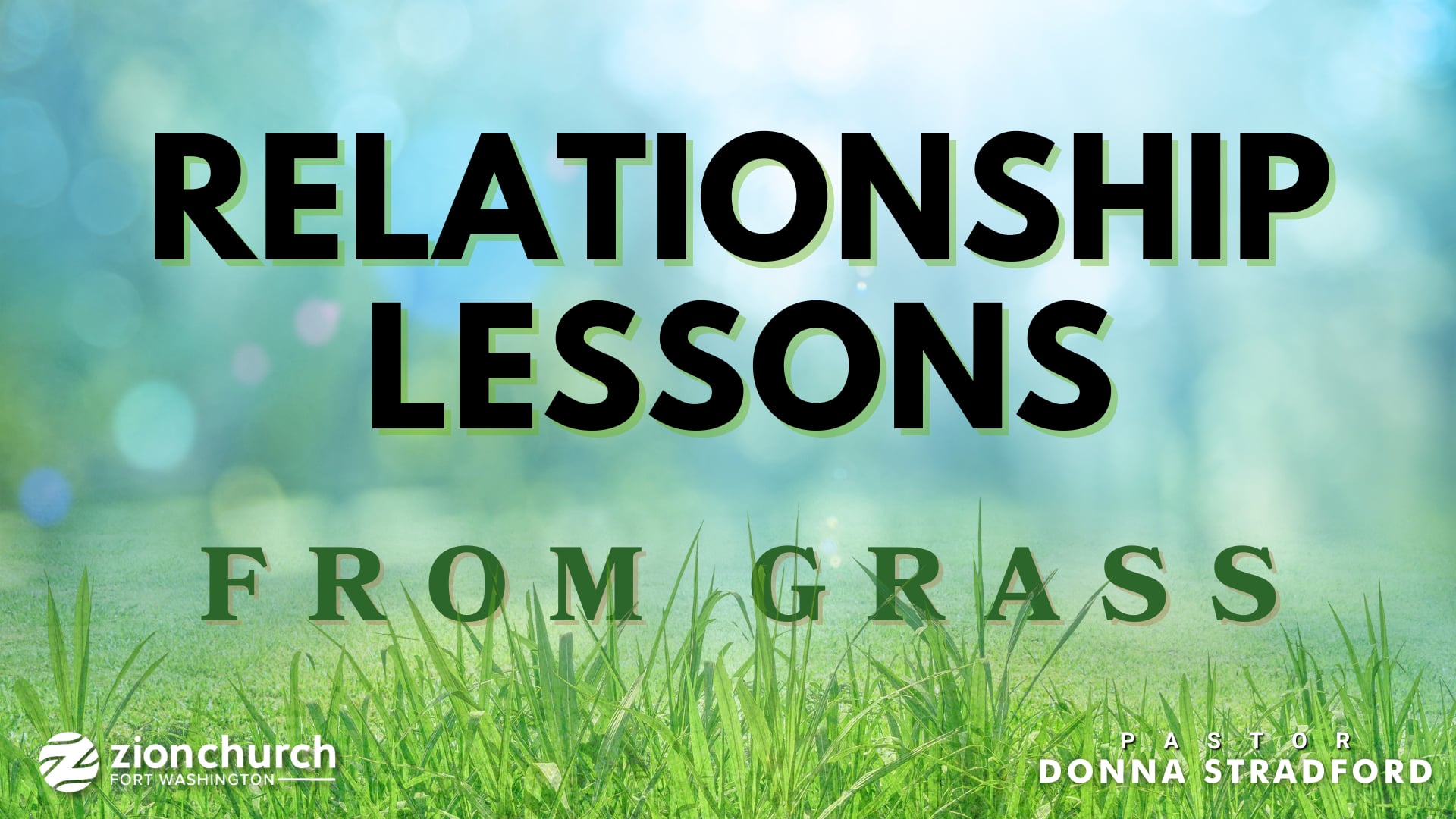 Relationship Lessons From Grass