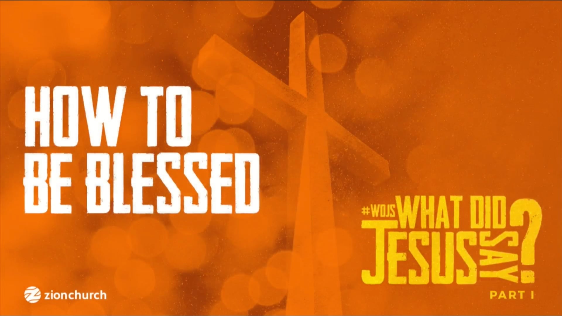 What Did Jesus Say? Pt.1