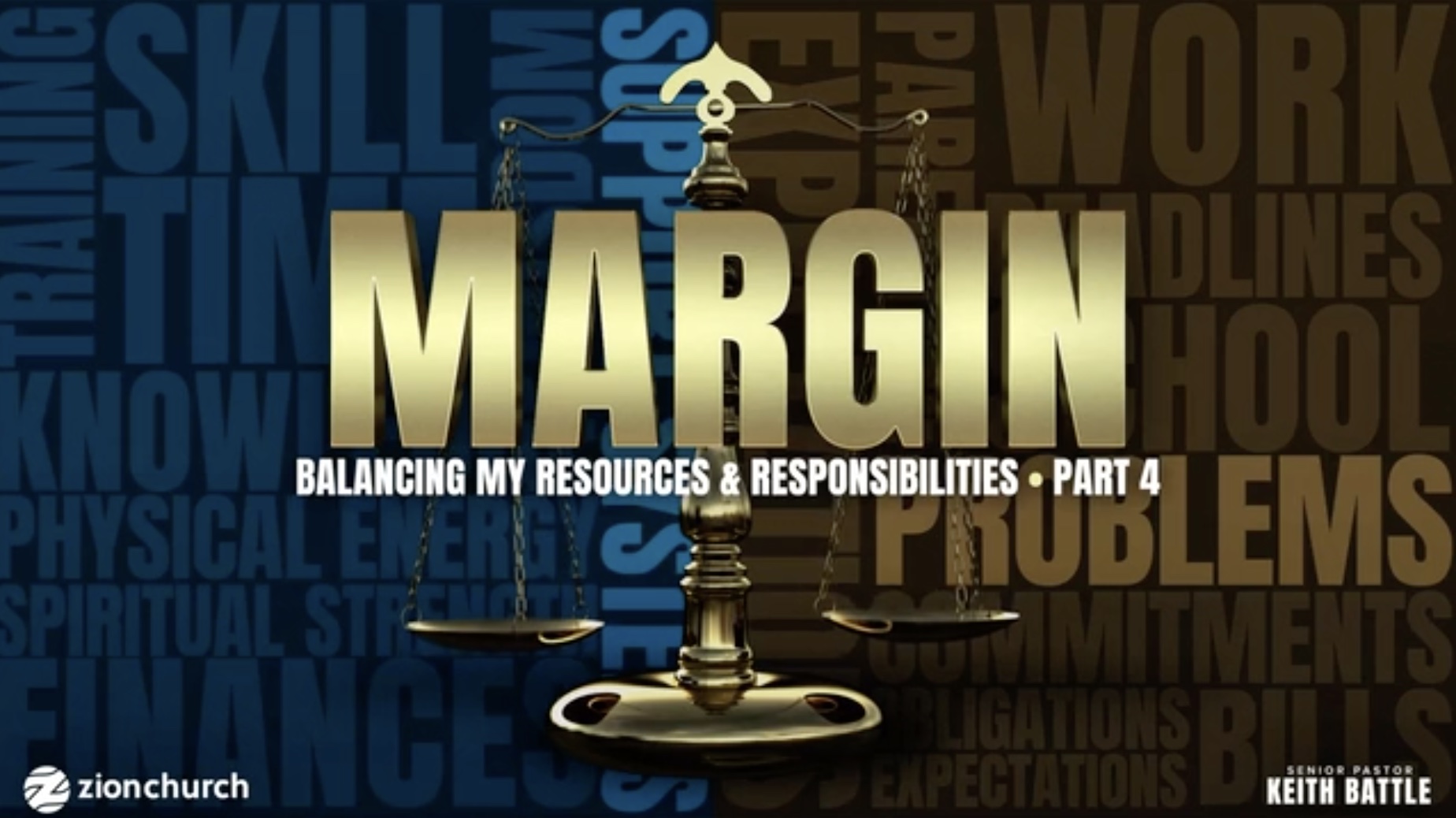 Margin: Balancing My Resources and Responsibilities Pt.4