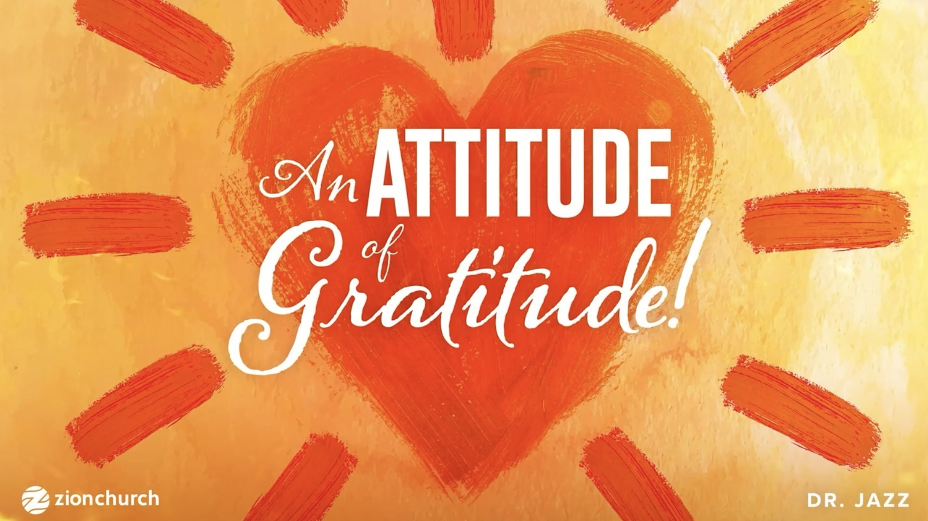 An Attitude of Gratitude