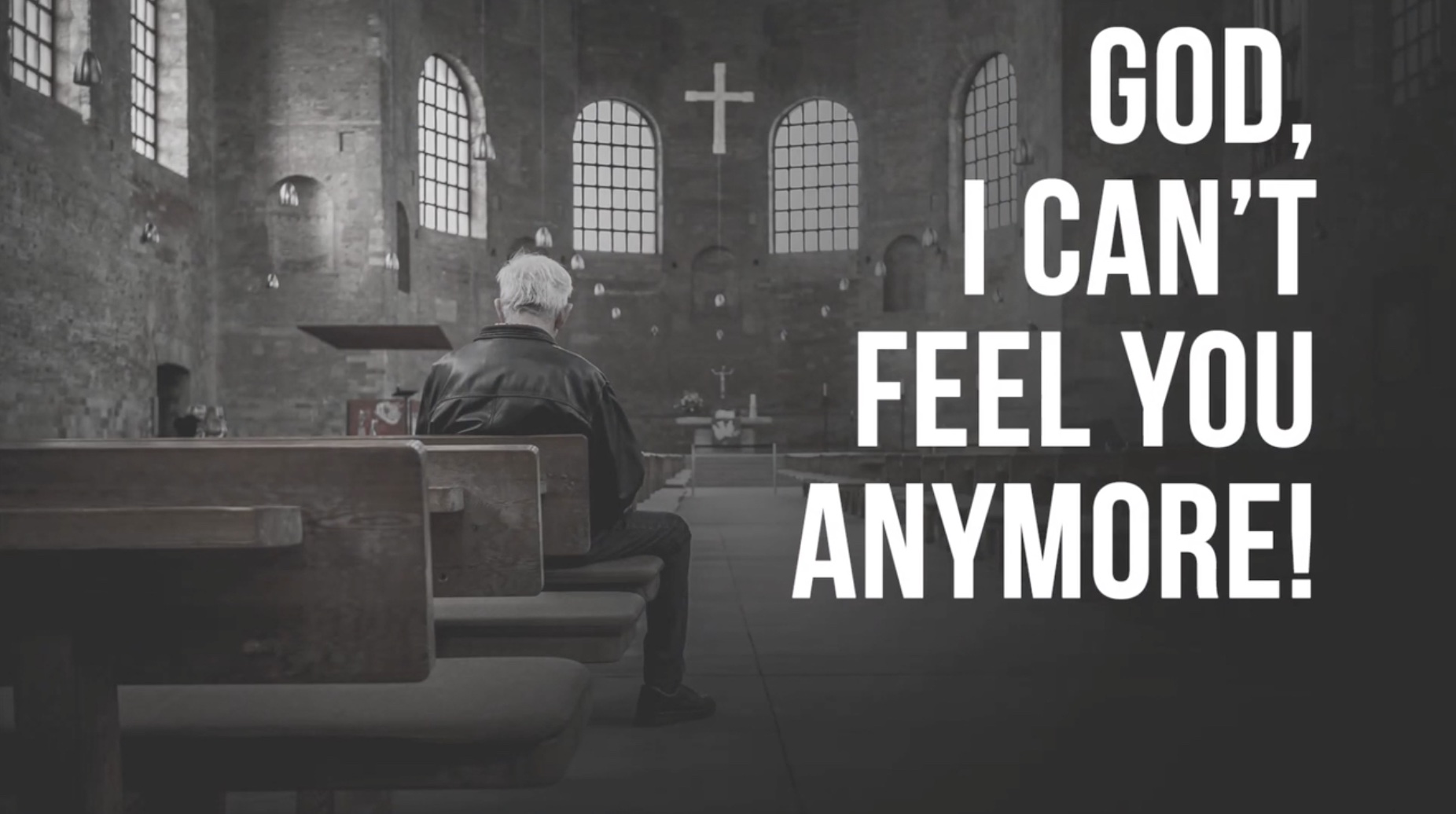 God, I Cant Feel You Anymore