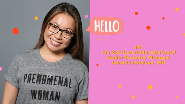 Meet me! Zoë Guastella, Sr. Account M...