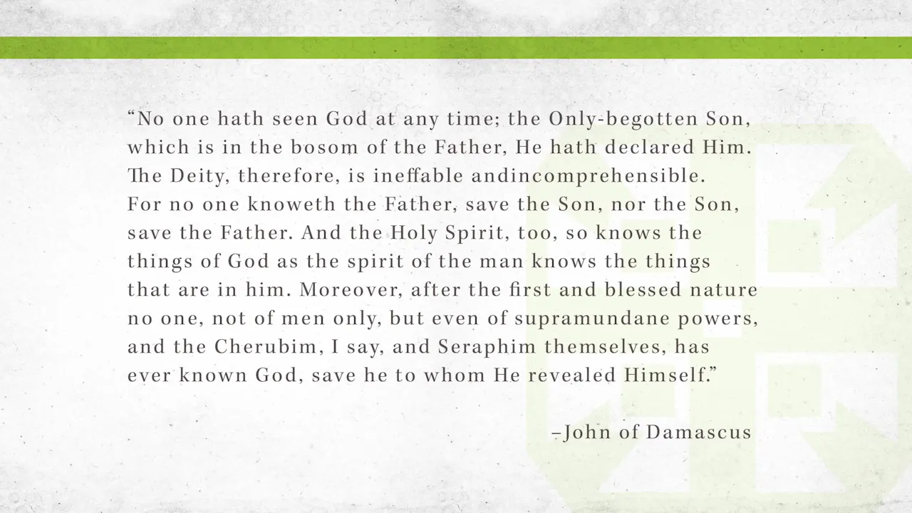 The Triune God A Video Study Session 2 Revelation Of The Triune