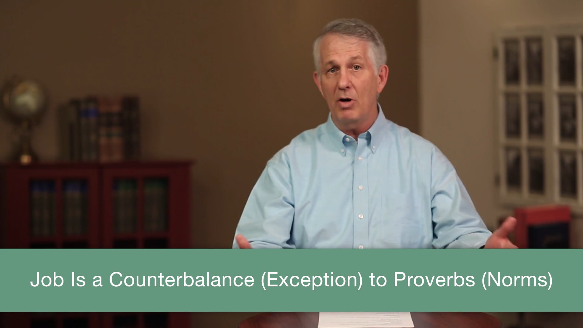 Preaching God's Word - Session 15 - Preaching Psalms and Wisdom Literature