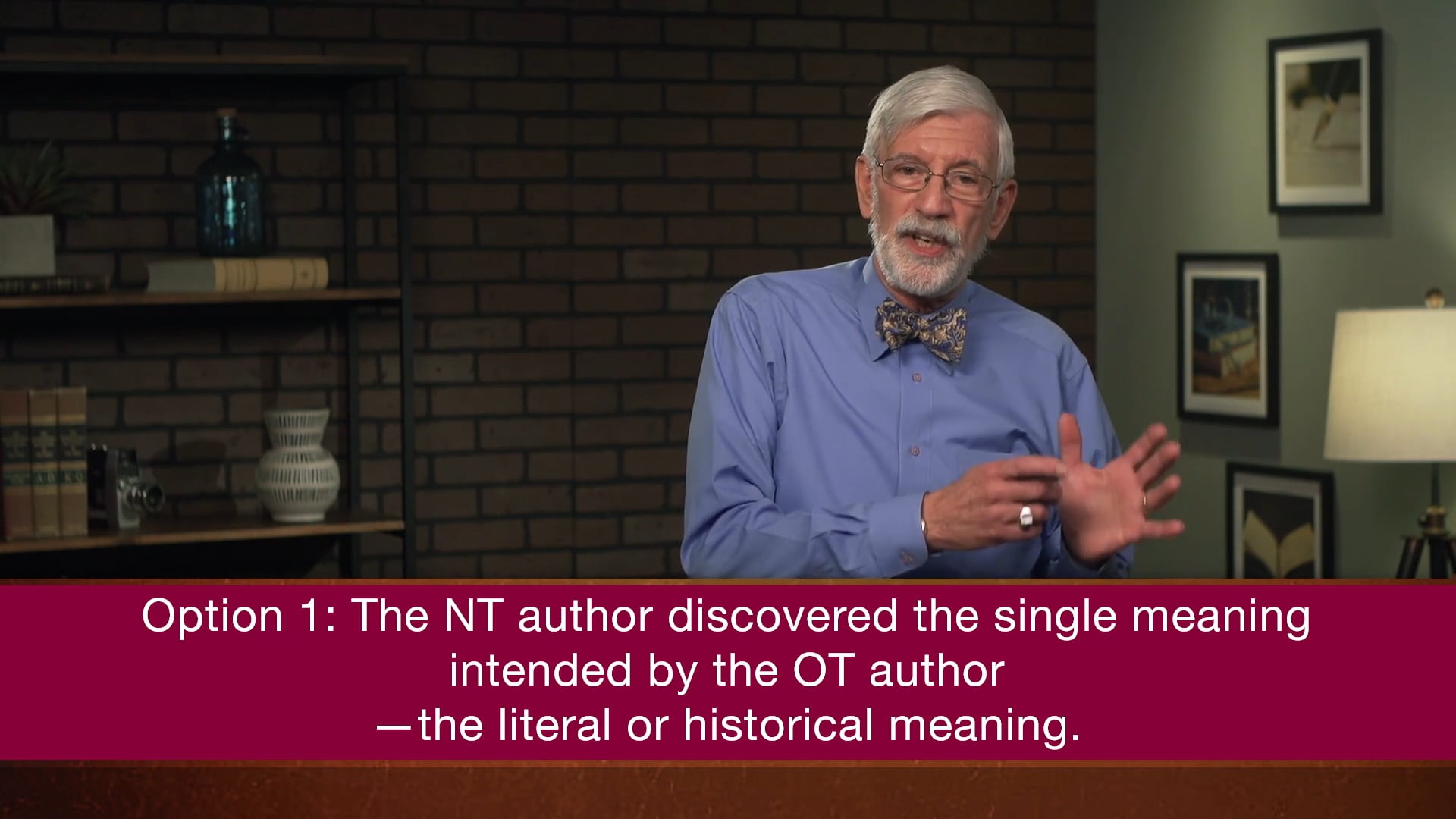 Introduction to Biblical Interpretation - Session 6 - The Goal of Interpretation