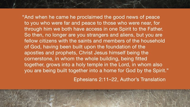 Ephesians (ZECNT) - Session 6 - Ephesians 2:11-22
