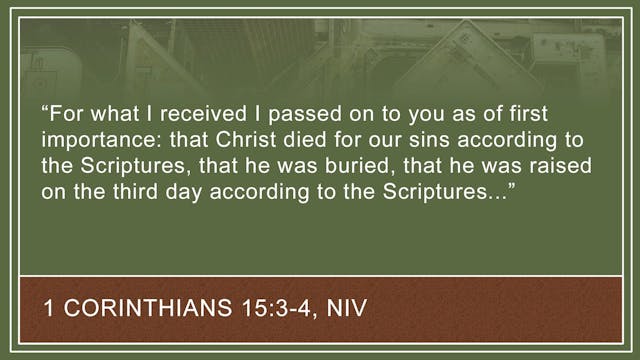 Apologetics at the Cross - Session 7 - Taking People to the Cross, Word & Deed