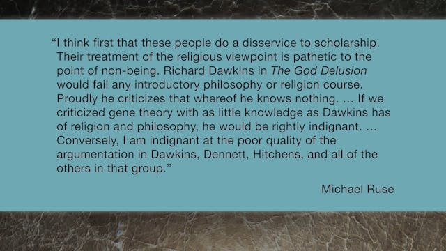 Christianity and Science - Session 12 - Key Thinkers in the Discussion