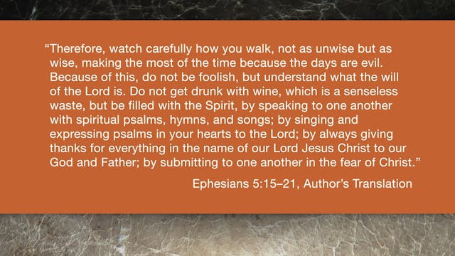 Ephesians (ZECNT) - Session 14 - Ephe...