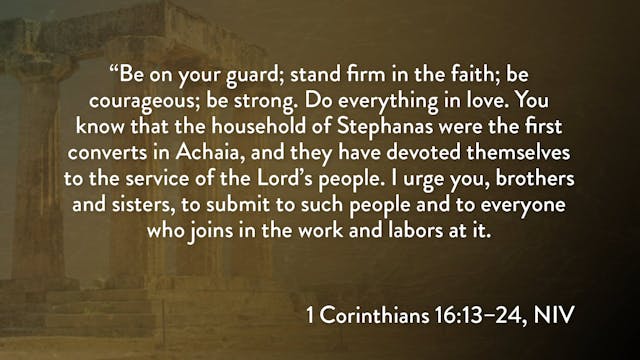 1 Corinthians - Session 35 - 1 Corint...