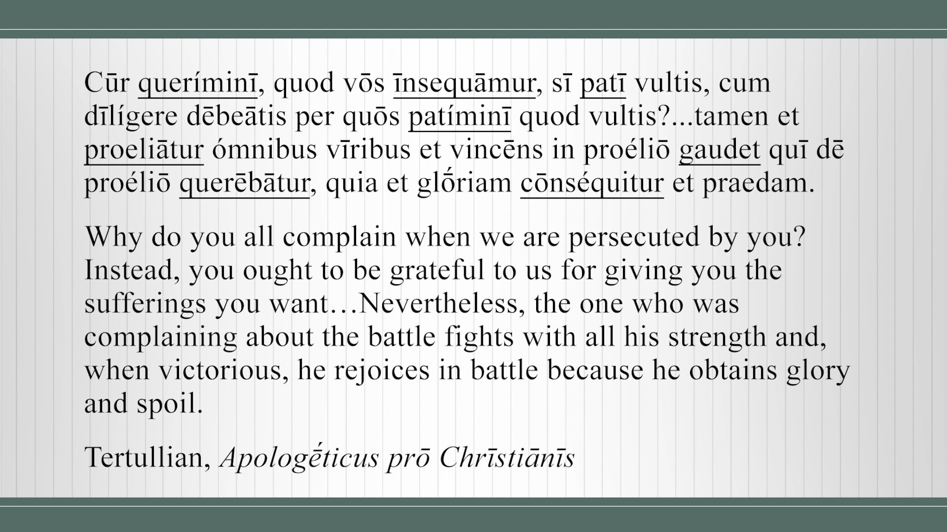 Basics of Latin - Session 14 - Deponents and Semideponents