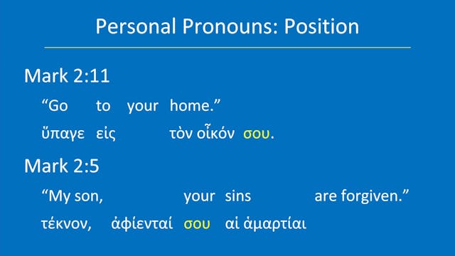 Greek for the Rest of Us - Lesson 22 ...