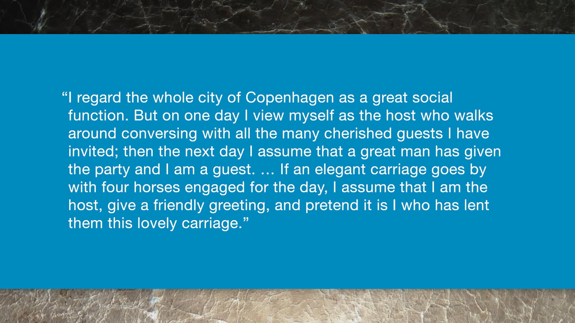 Kierkegaard, A Video Study - Session 7 - City Life