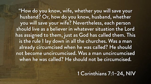 1 Corinthians - Session 15 - 1 Corint...