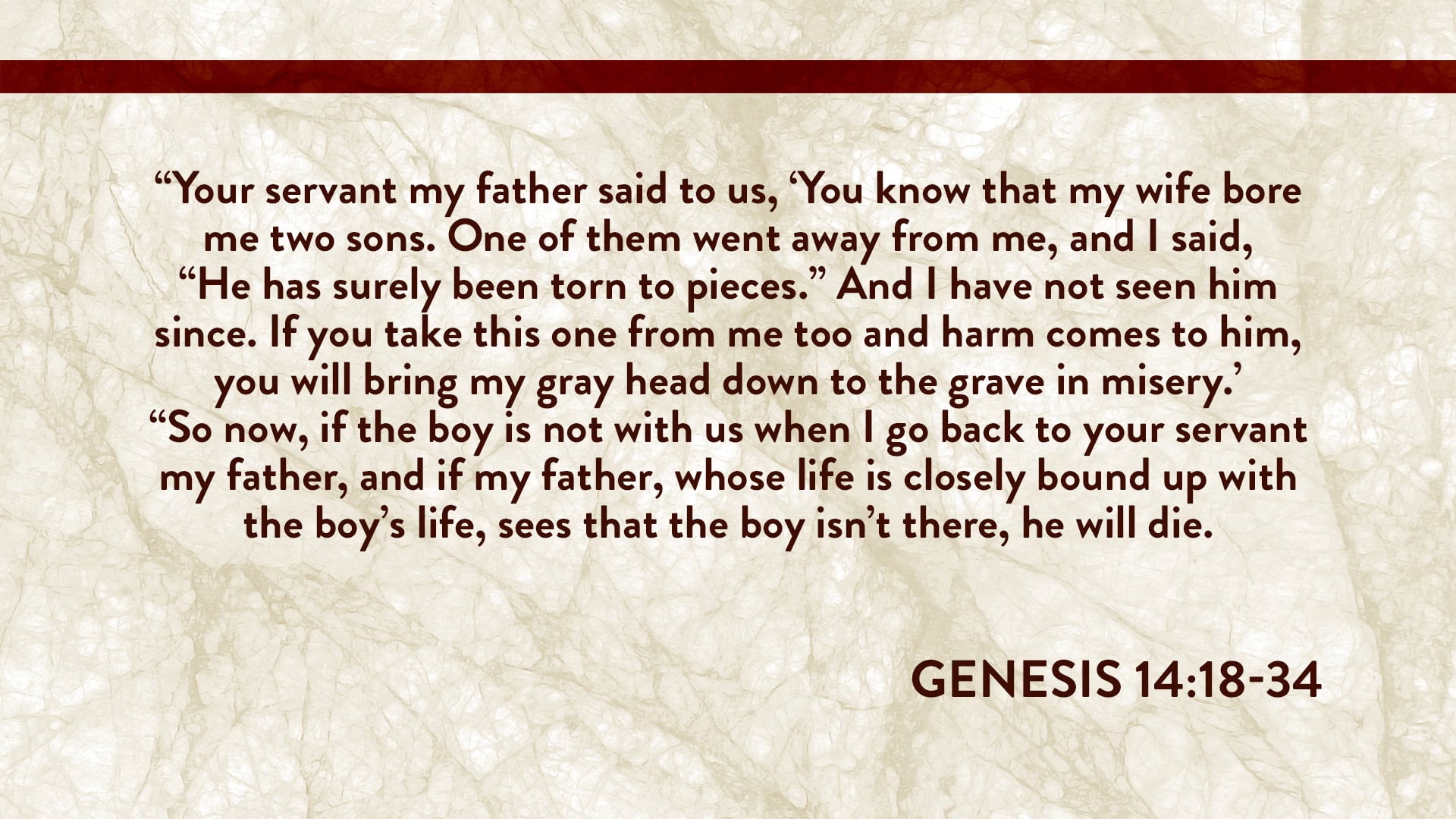 Genesis, A Video Study - Session 44 - Genesis 43 – 44