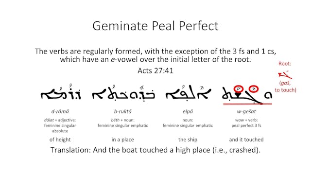 Basics of Classical Syriac - Session ...